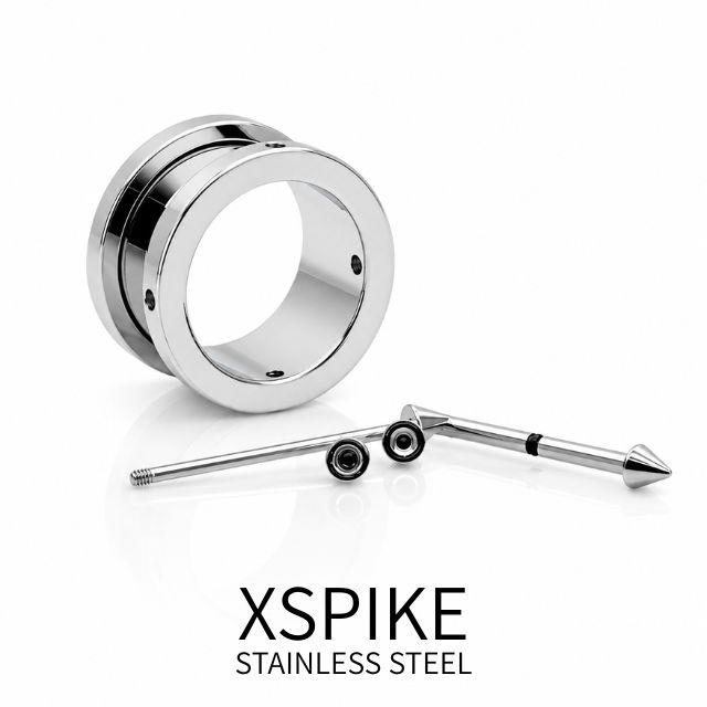 ボディピアス 14mm 16mm XPIKE ステンレスピアス 金アレ対応 つけっ