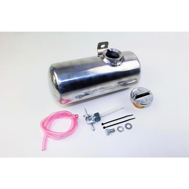 アルミ製サブ燃料タンク コックつき 右側取り付け モンキー ゴリラ