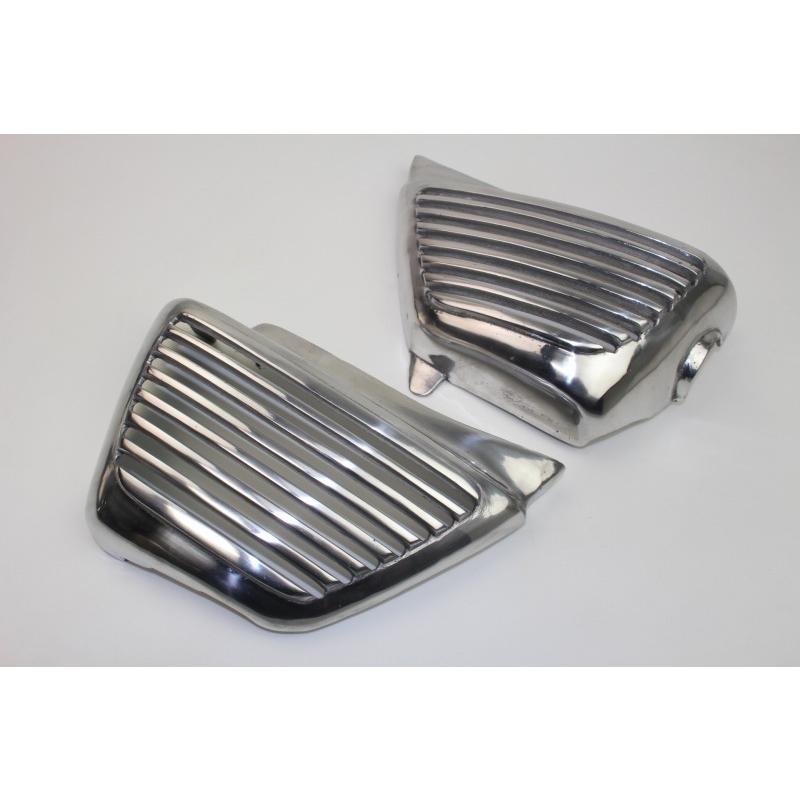 エイプ Ape50/100 アルミ製フィンタイプサイドカバー : バグモーター