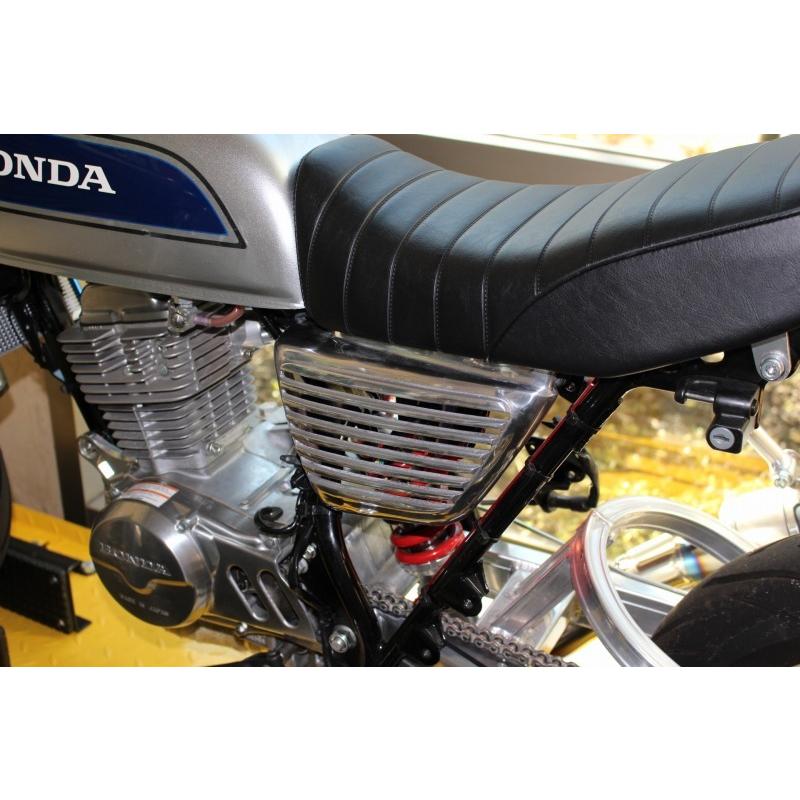 エイプ Ape50/100 アルミ製フィンタイプサイドカバー : バグモーター