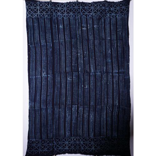 アフリカ マリ ドゴン族 藍染布 腰巻き布 マルチクロス 刺繍