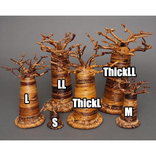 アフリカ雑貨 バオバブの木 バナナリーフ ケニア ディスプレイ バオバブの木 | アフリカ雑貨や農作物のお店 - はろの屋