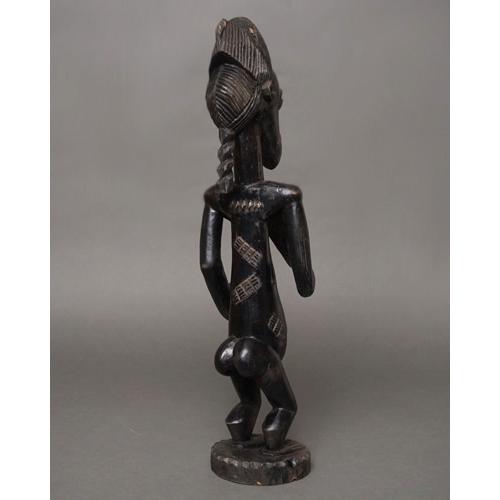 アフリカ コートジボワール バウレ族 女性 立像 人形 No,2