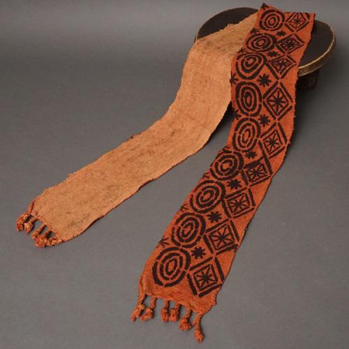 アフリカ マリ ボゴラン 帯 No.156 泥染め コットン 飾り布 アフリカ布