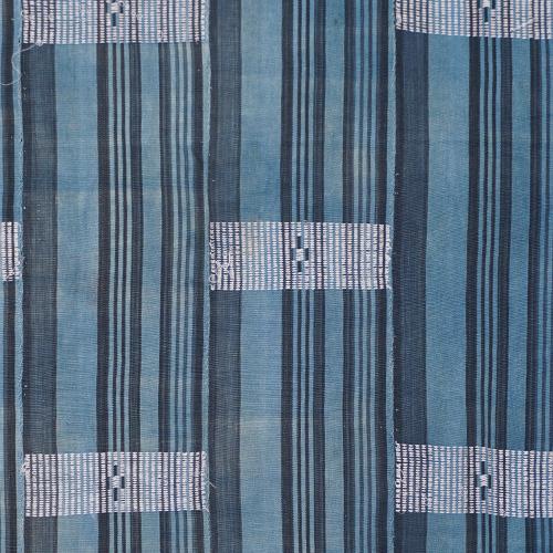 アフリカ ブルキナファソ ダフィン族 藍染布 古布 腰巻布 Lサイズ No.4