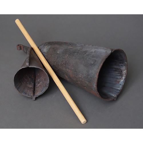 アフリカ ガーナ ガンコギ ベル ガンコグイ Gankogui 民族楽器