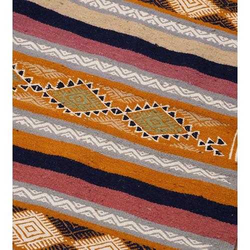 チュニジア キリム 玄関マット Mサイズ No.1 ラグ マット 絨毯