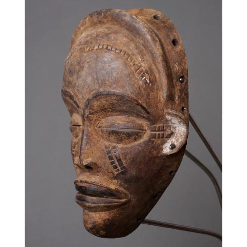 アフリカ コンゴ チョクウェ族 マスク 仮面 No.205 木彫り アフリカン 