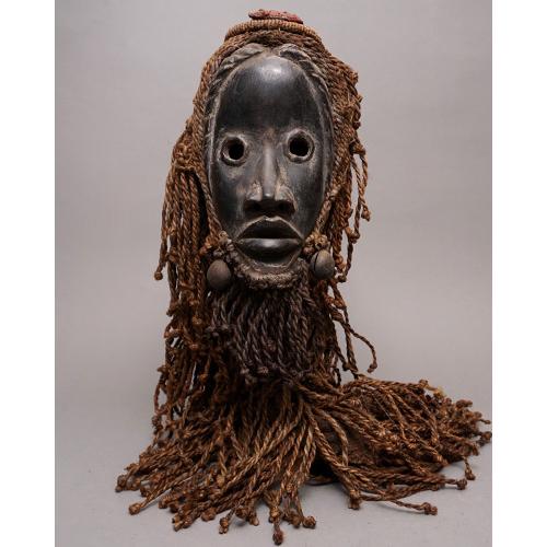 アフリカ コートジボワール ダン族 マスク 仮面  木彫り