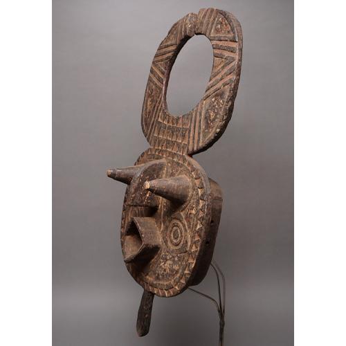 アフリカ ブルキナファソ ボボ族 マスク 仮面 No.278 木彫り