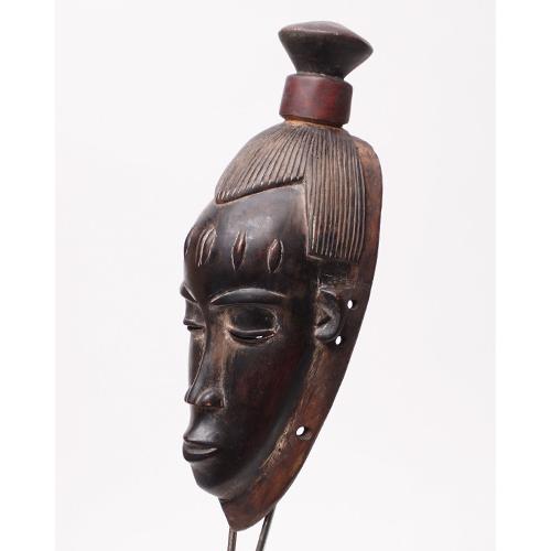 アフリカ コートジボワール グロ族 マスク 仮面 No.369 木彫り