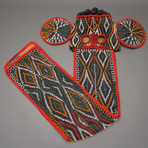 アフリカ カメルーン バミレケ族 エレファント マスク 仮面 No.465