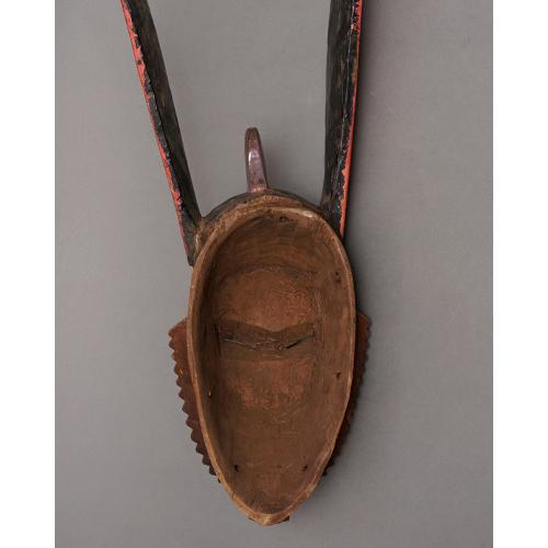 アフリカ コートジボワール グロ族 マスク 仮面 No.233 木彫り