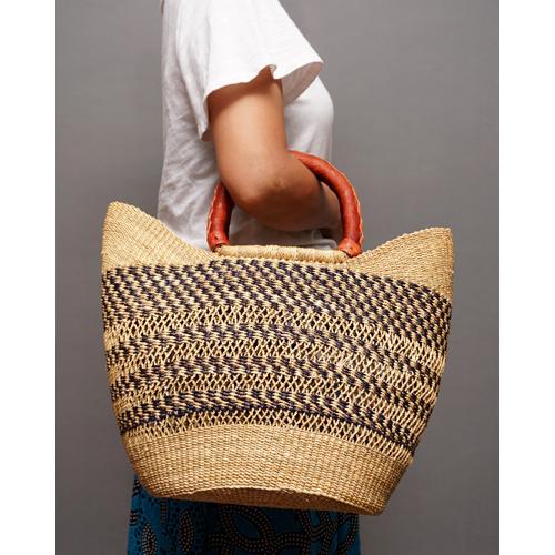 アフリカ ブルキナファソ 猫耳 マルシェバスケット Lサイズ No 10 かご かごバッグ Nakol10 ボゴランマーケット 通販 Yahoo ショッピング