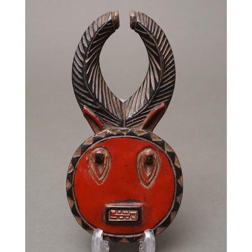 アフリカ　バウレ族　プレプレ パスポートマスク アフリカ コートジボワール バウレ族 プレプレ パスポートマスク