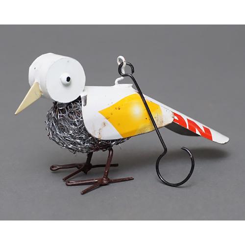 アフリカ マリ リサイクルアート 小鳥 No.2 廃材アート アフリカ雑貨