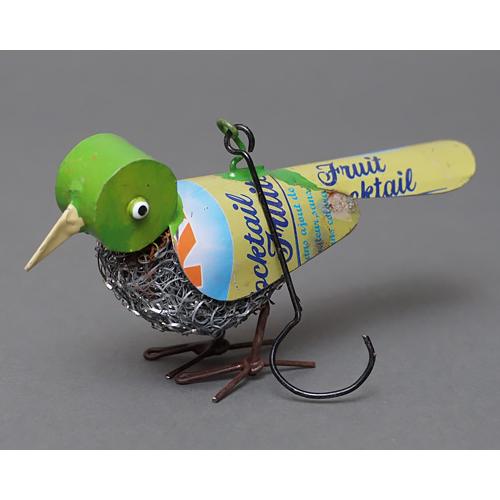 アフリカ マリ リサイクルアート 小鳥 No.7 廃材アート アフリカ雑貨