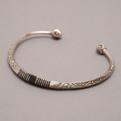 アフリカ マリ トゥアレグ ニッケル バングル メンズ Mサイズ No