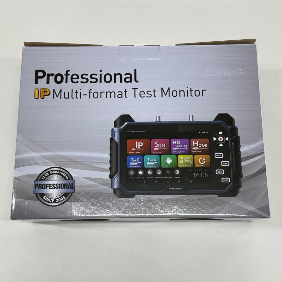 防犯カメラ テスター テストモニター IP対応 CCTV マルチフォーマット
