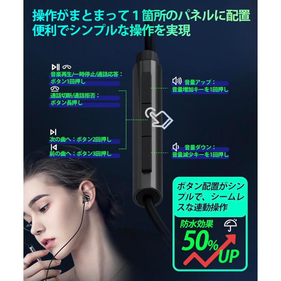 Kandar 寝ホン 有線 睡眠用イヤホン 寝ながら 痛く無い 軽量 小型 耳が痛くならない KD-R13 asmr 安眠 仕事 外部ノイズ遮断 マイ｜bohemeno2｜06