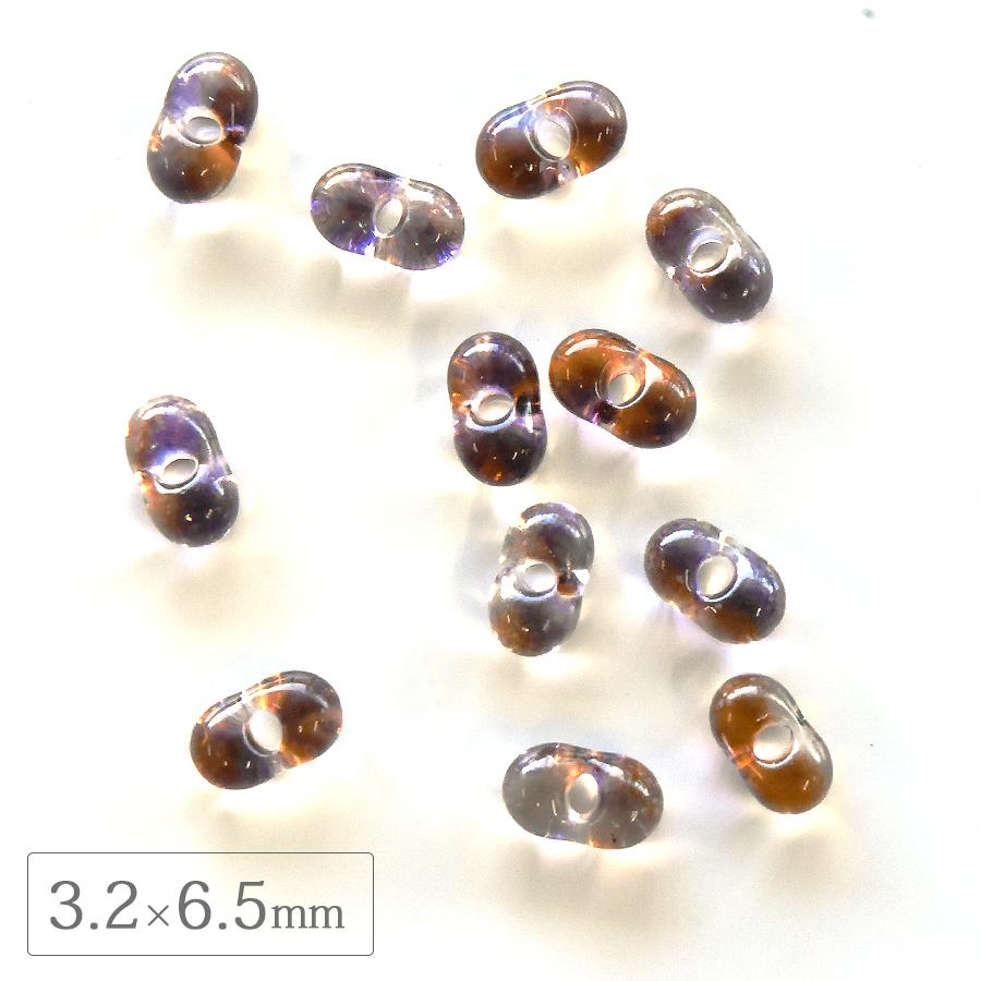 チェコビーズ ファルファーレ 3.2×6.5mm インカサンセット 40g シード