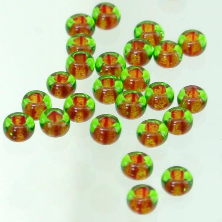 No.223 チェコビーズ ファルファーレのピアス ハンドメイド - メルカリ