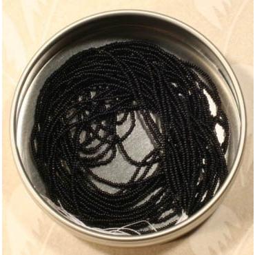 ブランド登録なし - チェコビーズ ロカイル最低限度16/0糸通し 黒いこと １袋250ｇ 部分品 付属品 お手て御手伝いさん 手芸 手作り 原料品 手芸、ハンドクラフト-ビーズ