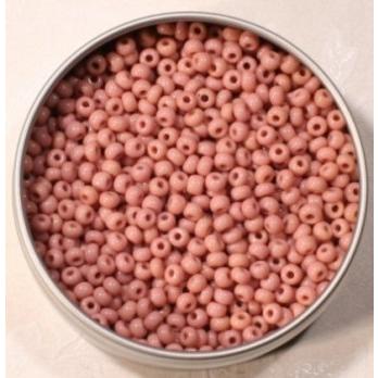 チェコビーズ ロカイル 5/0 約5mm オパックピンク シードビーズ