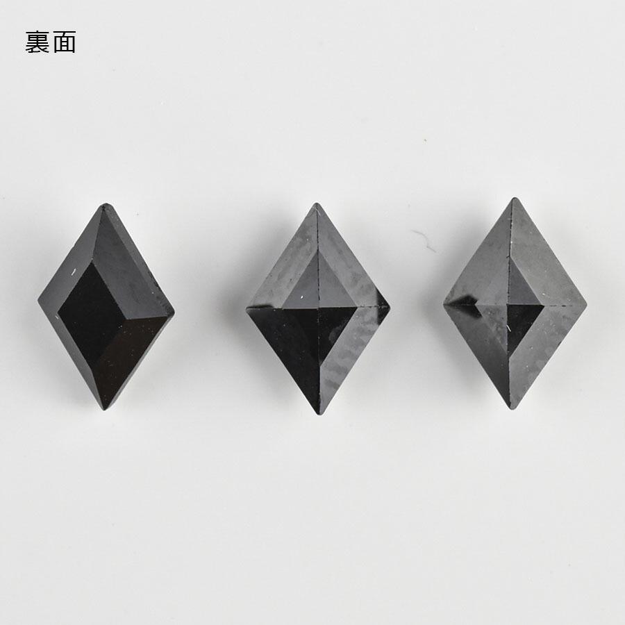 CRYSTELA ブラックエレファント スワロフスキークリスタル まとめ買い割引 30個 #4710 アンフォイル ダイヤ ジェット 黒系