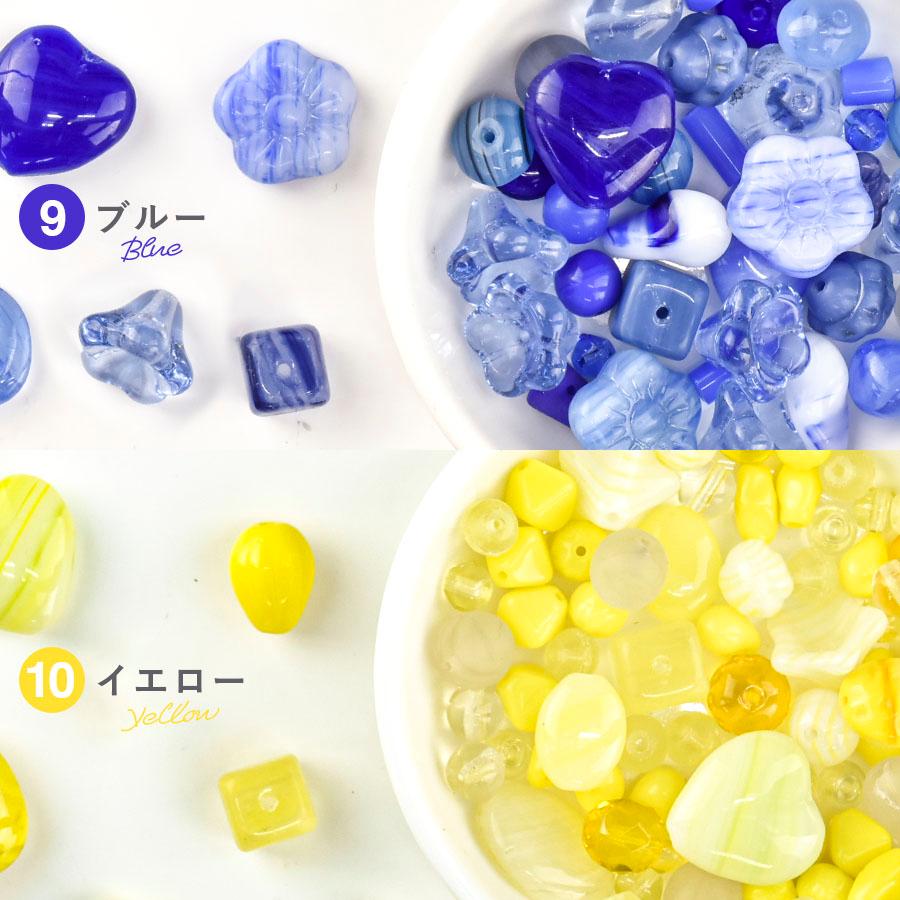 ビーズ チェコビーズ ガラスビーズアクセサリー チェコビーズ