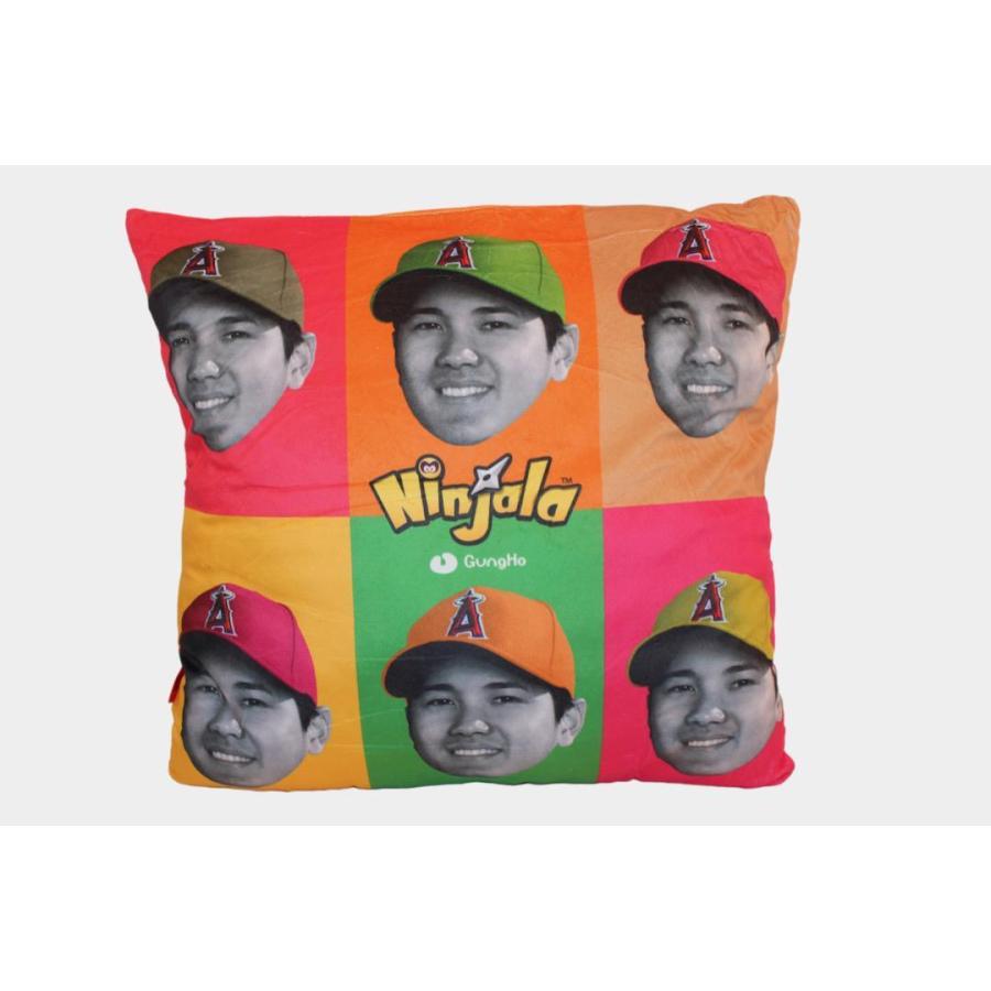 未使用品 大谷翔平選手 限定球場配布 フェイス ピロー 枕 ロサンゼルス