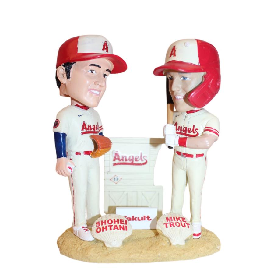 【希少】大谷翔平選手　マイク　トラウト選手　ボブルヘッド　非売品 新品]大谷翔平 選手 マイクトラウト選手 フィギュア bobblehead バブル