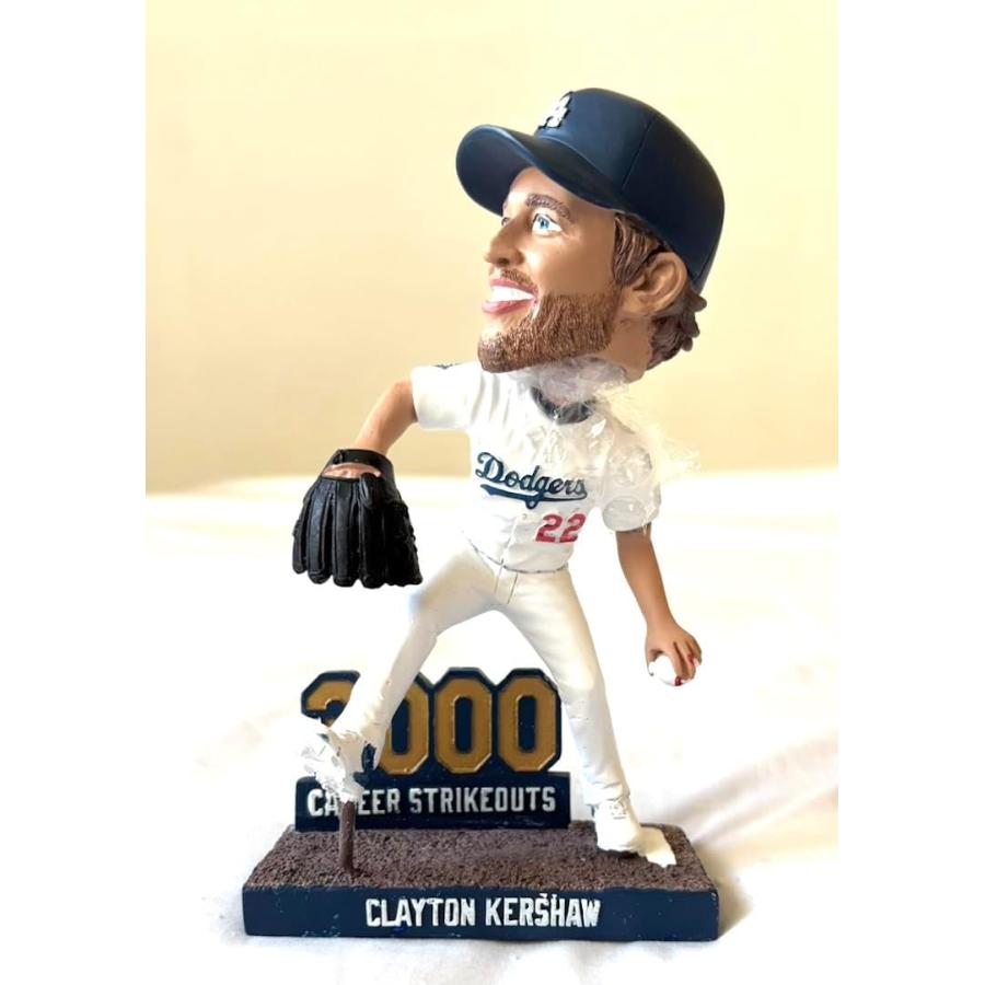 ドジャース・カーショー　3000奪三振ボブルヘッド 新品]クレイトン・カーショー 3000奪三振記念 ボブルヘッド ドジャー