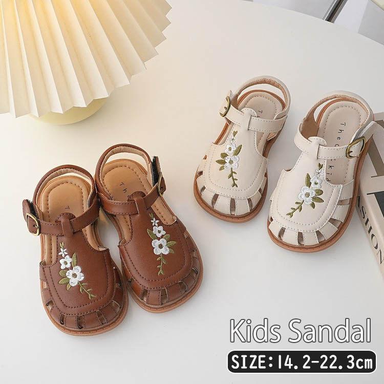 本格派ま サンダル キッズ 子供用サンダル 女児 女の子 カジュアル シンプル 楽 かわいい 可愛い おしゃれ マジックテープ フェイクレザー 歩きやすい ぺたんこ フラット 子供用スリッパ Size 25 内寸16 2cm 10cartorio Com Br