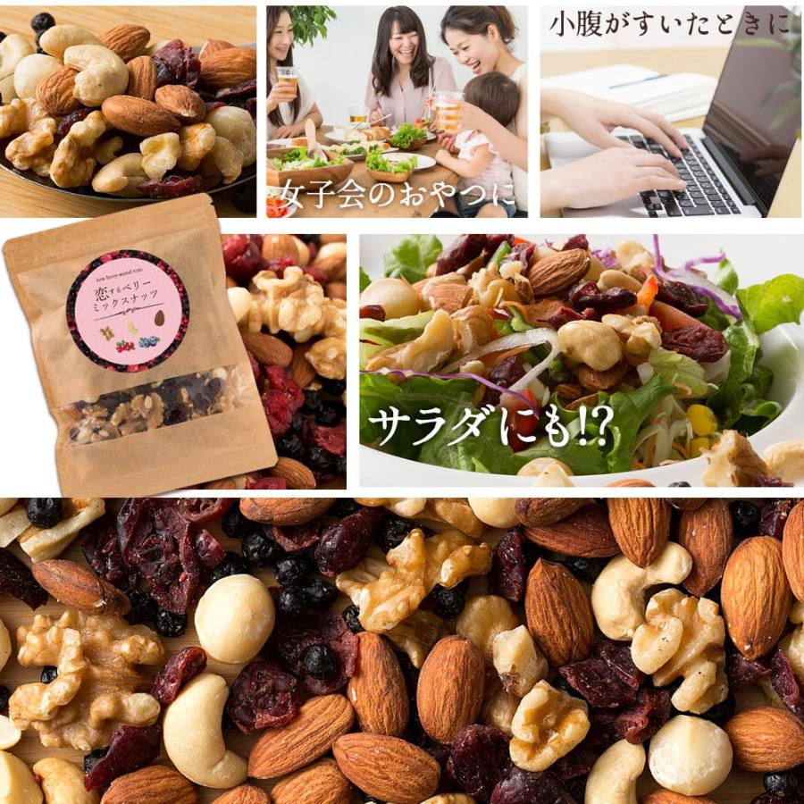 半額 SALE ミックスナッツ  素焼き ナッツ 恋するベリーナッツ 800g 200g×4 無塩 グルメ 業務用 無添加 アーモンド クルミ マカダミア ナッツ ポイント利用 | 大浜スイーツアカデミー | 15