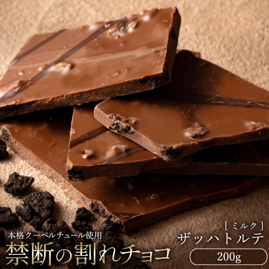 チョコレート 割れチョコ お取り寄せ スイーツ 訳あり ミルク ザッハトルテ 200g クーベルチュール使用 チョコ 送料無料 ポイント利用 | 大浜スイーツアカデミー