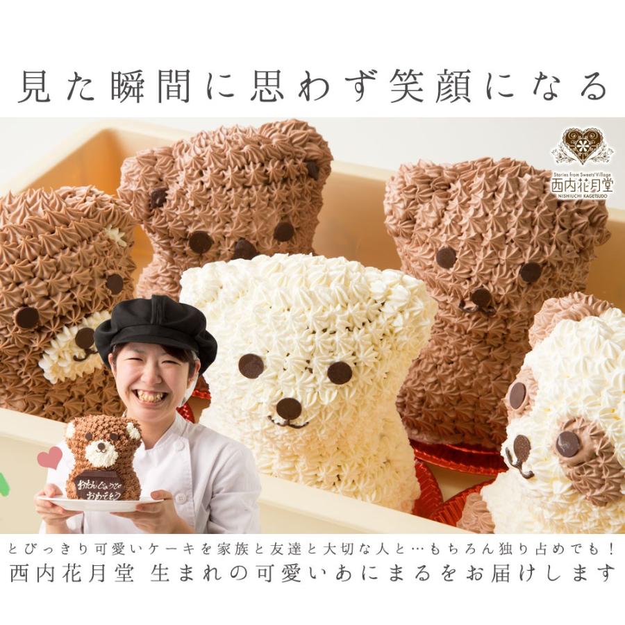 プレゼント アニマル ケーキ くまケーキ ショコラ味 送料無料 冷凍便 動物 キャラクター バースデーケーキ 誕生日 かわいい ギフト 贈答 A ぼくの玉手箱屋ー 通販 Yahoo ショッピング