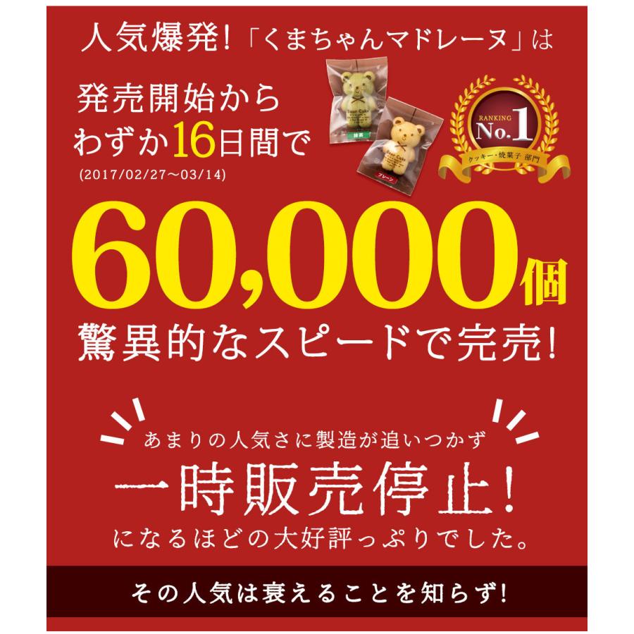 スイーツ 焼き菓子 ケーキ マドレーヌ お菓子 ギフト お取り寄せスイーツ くまちゃんマドレーヌ 透明ギフトBOX 12個 6個入り×2 送料無料 プレゼント 贈り物 :h11000045:ぼくの玉手箱屋ー - 通販 - Yahoo!ショッピング スイーツ 焼き菓子 ケーキ マドレーヌ お菓子 ギフト お取り寄せスイーツ くまちゃんマドレーヌ 透明ギフトBOX 12個 6個入り×2 送料無料 プレゼント 贈り物 :h11000045:ぼくの玉手箱屋ー - 通販 - Yahoo!ショッピング