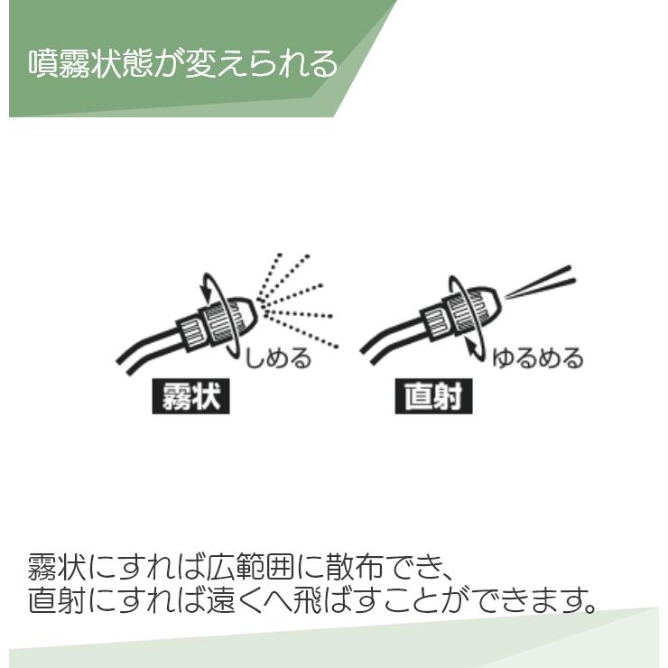 電動噴霧器 噴霧器 工進 乾電池 GT-3D ガーデンマスター 肩掛け式 3L 噴霧 防除 除草｜bokunou｜03