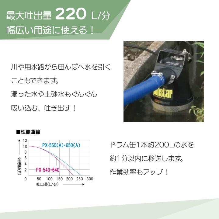 工進（KOSHIN） 水中 ポンプ モーター PX-540 PX-640 AC100V 100V