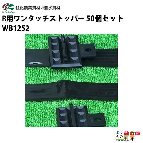 住化農業資材 末端止め R用ワンタッチストッパー WB1252 50個 住化農業資材 末端止め R用ワンタッチストッパー WB1252 50個