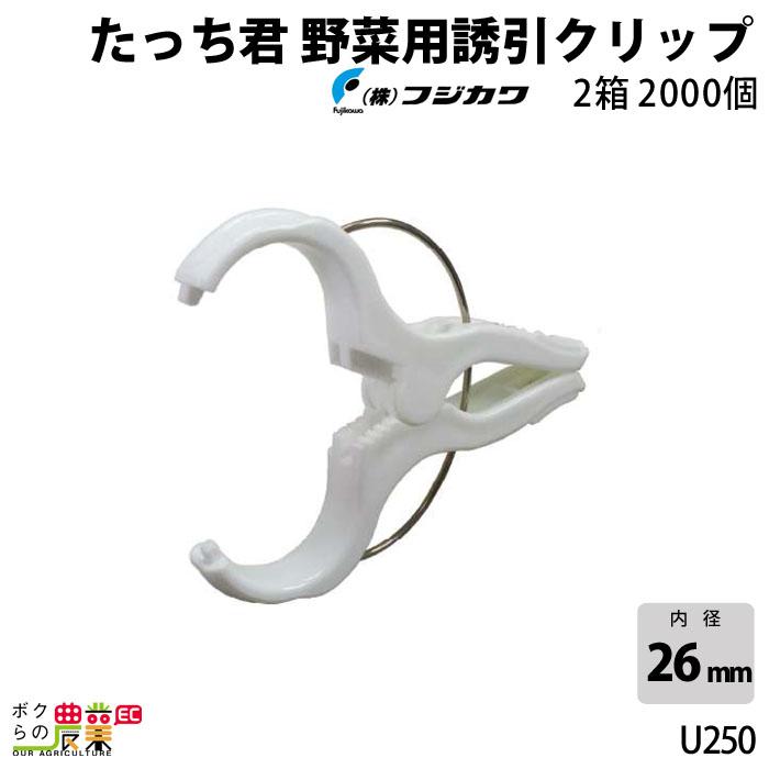 たっち君 U250 野菜用誘引クリップ 2箱2000個入り つる 茎 固定用