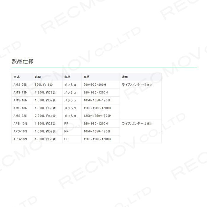生産終了 三洋 ロンバックSP AMS-13N 025052 メッシュ 穀物 収穫