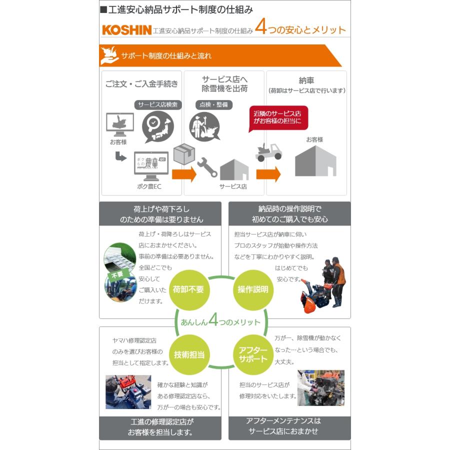 今季販売終了 工進 除雪機 ESR-600 オスカル 98.5cm3 小型 除雪機 家庭用 エンジン KOSHIN コーシン | 工進 | 09