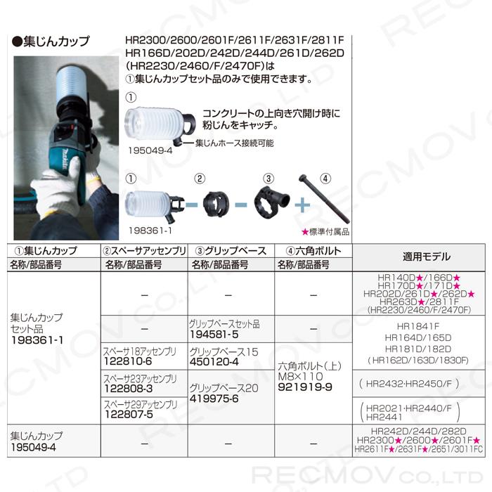 マキタ（makita） 集じんカップ 195049-4 makita : ボクらの農業EC