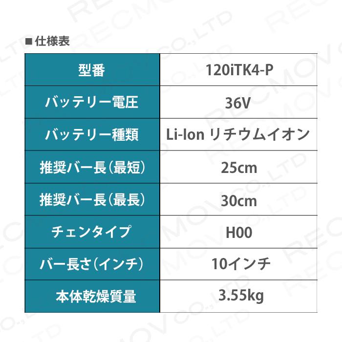 ハスクバーナ（Husqvarna） 入荷未定 バッテリー式ポールソー 120iTK4 