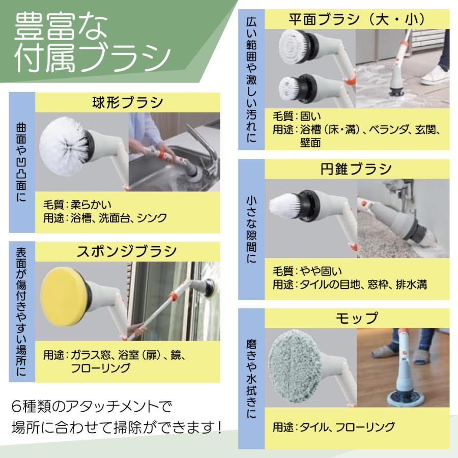 工進（KOSHIN） 充電式 マルチスクラブブラシ SCB-180 18V 掃除