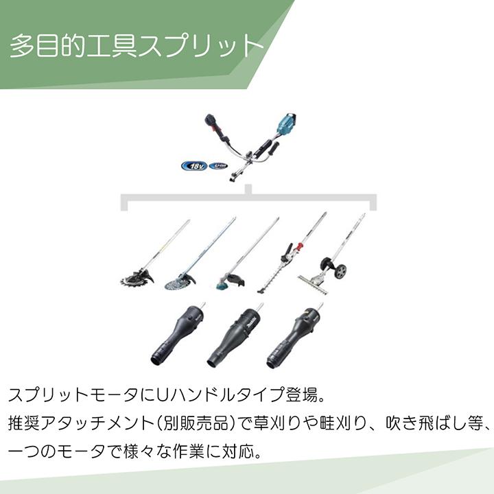 マキタ（makita） 充電式 スプリットモーター MUX19DZ 18V モーター部