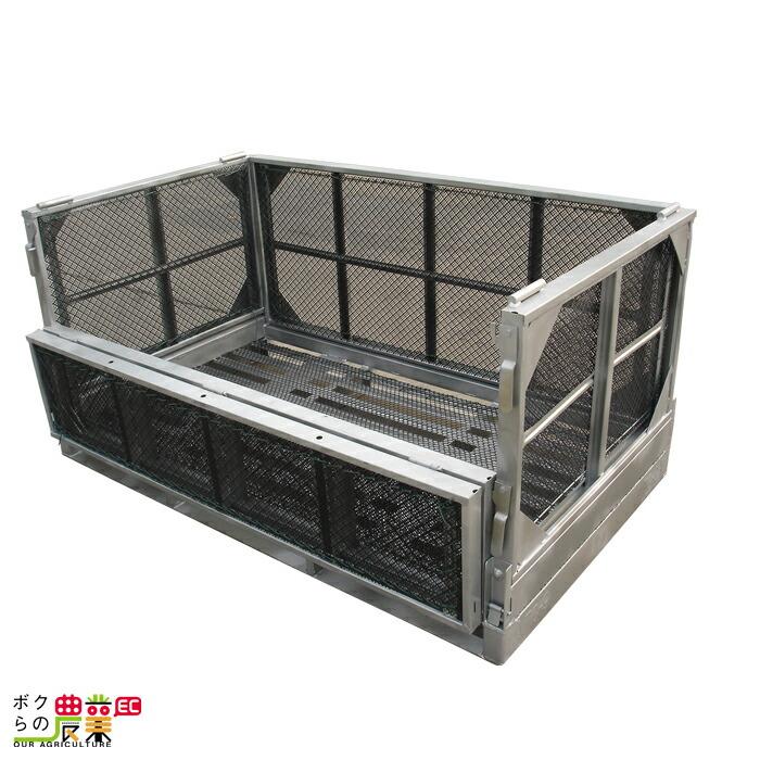メッシュパレット メッシュボックスパレット セイカン 鉄コンテナ 農産