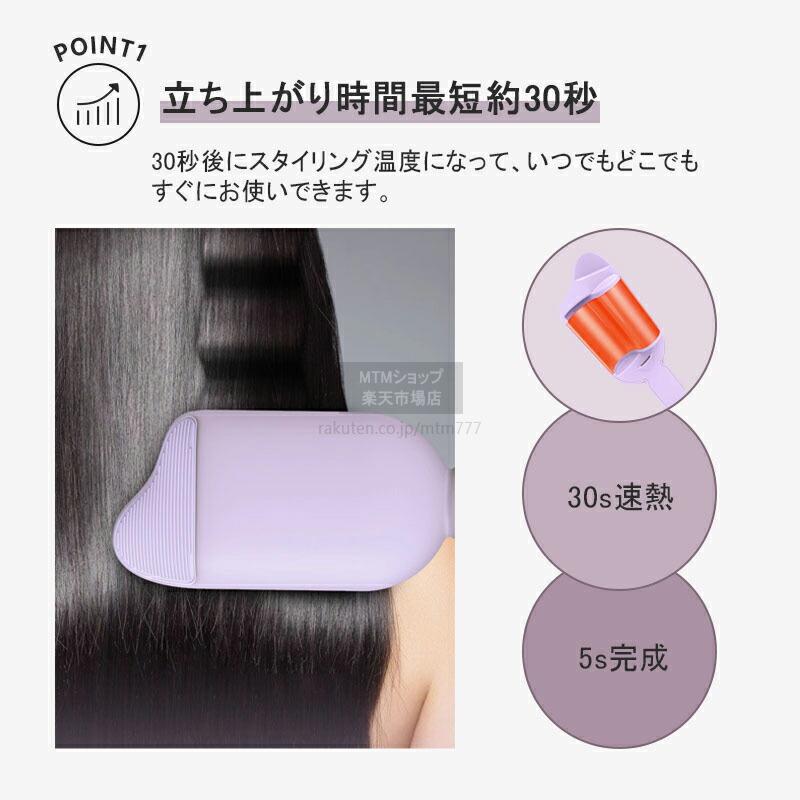 カールアイロン セラミック カール ヘアアイロン 36mm ウェーブ